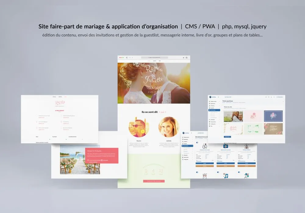 Aperçu du projet AC-Wedding