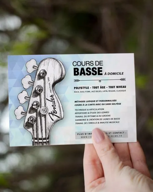 Flyer cours de musique