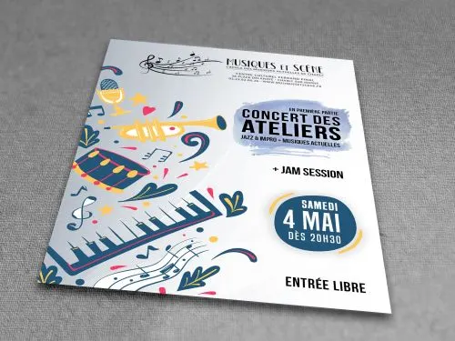 Flyer/Affiche pour un concert