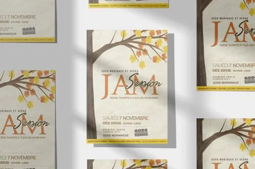 Flyer/Affiche pour un concert