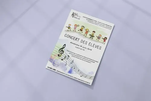 Flyer/Affiche pour un concert