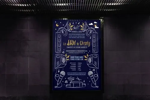 Flyer/Affiche pour un concert