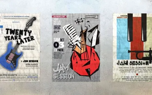 Flyer/Affiche pour un concert