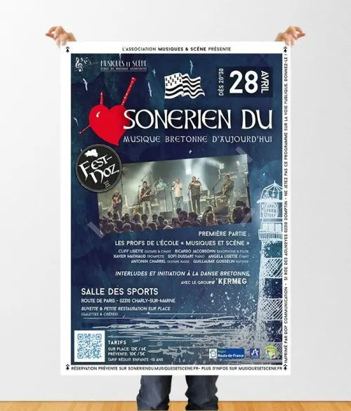 Flyer/Affiche pour un concert