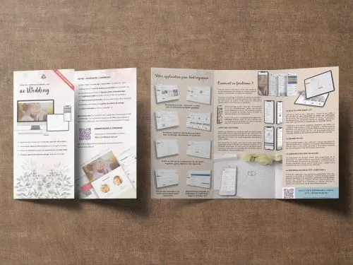 Brochure pour une application