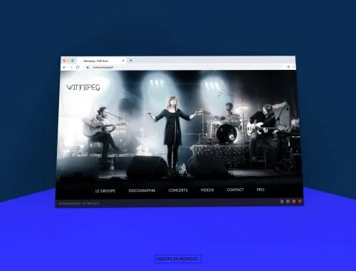 Site de musicien