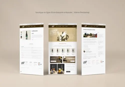Boutique en ligne de brasserie