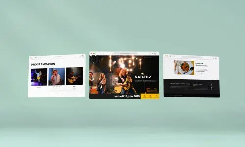 Site pour un concert